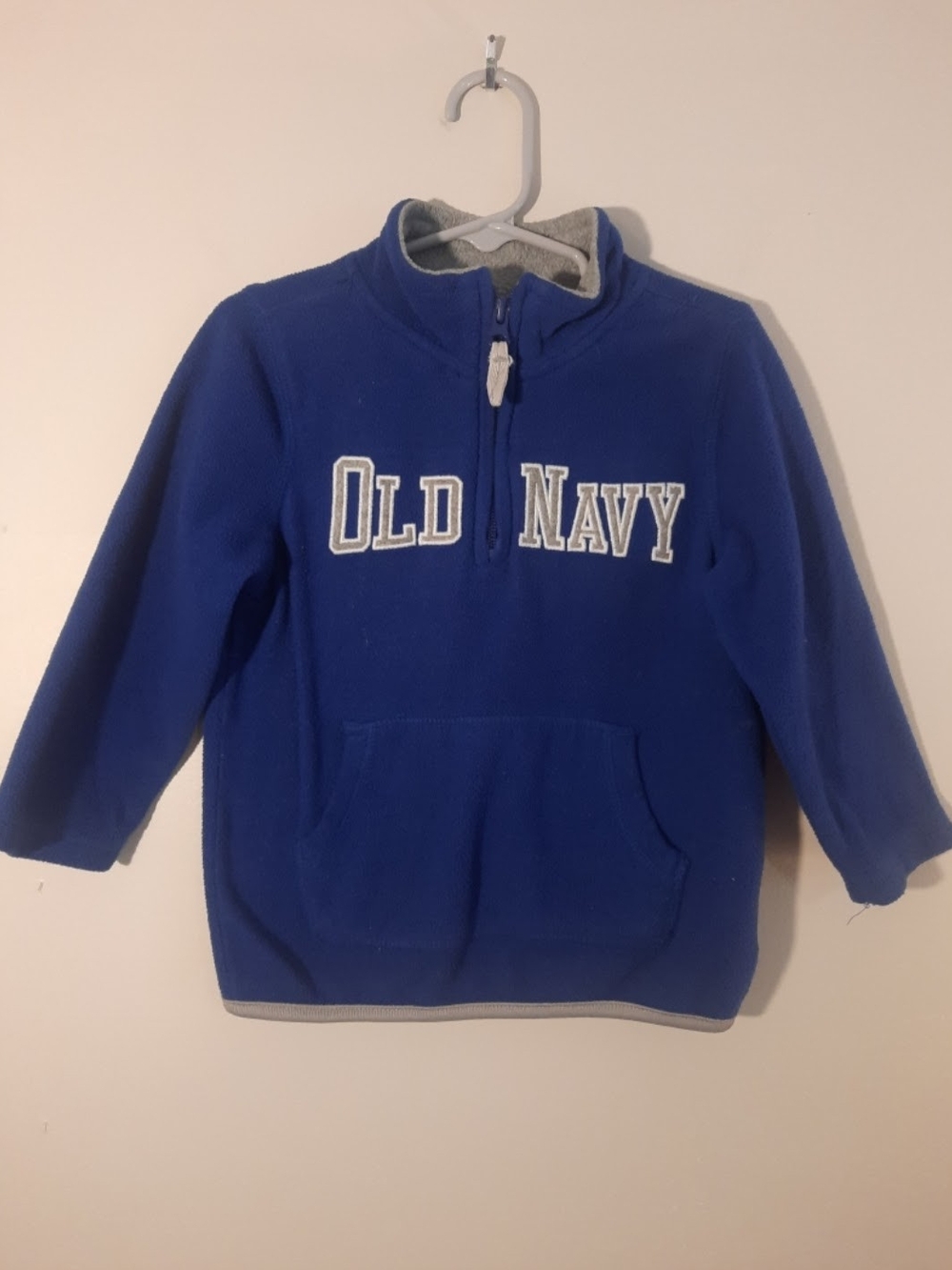 Old Navy Fleece Pullover Royal Blue Kids 3T